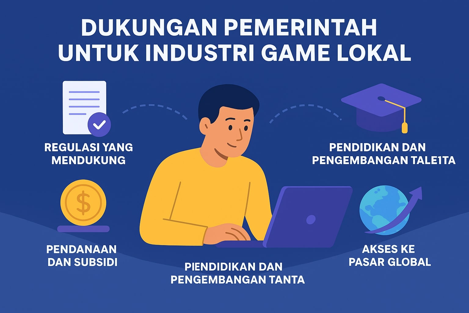 dukungan pemerintah untuk industri game lokal